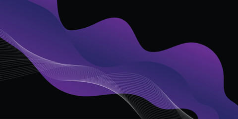 Abstract Background with Motion Wave Fluid Liquid Lines and 3D Effects, Red Pink Orange Gradient Color