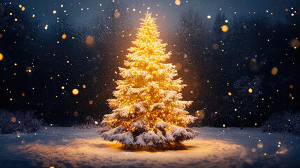 Glitzernder Weihnachtsbaum