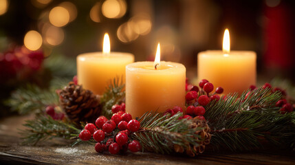 Warm Christmas Candlelight 