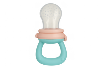 Baby food feeder pacifier for infant teething and weaning