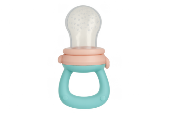 Baby food feeder pacifier for infant teething and weaning - Powered by Adobe