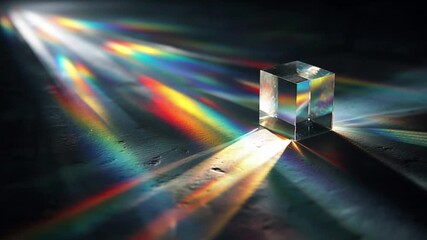 Abstract 4K seamless loop 3D animation of a futuristic technology data stream with glowing blue light particles moving through a digital tunnel for sci-fi and data - Powered by Adobe