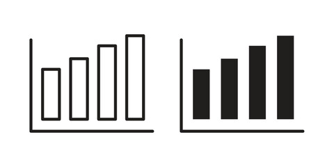 Bull market icon. Vector linear icons. simple flat icons