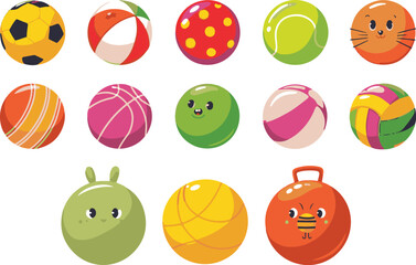 set of easter eggs with flowers