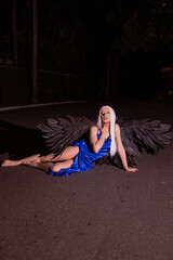 young woman on beach