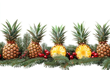 PNG Christmas decoration christmas decorations pineapple festival.