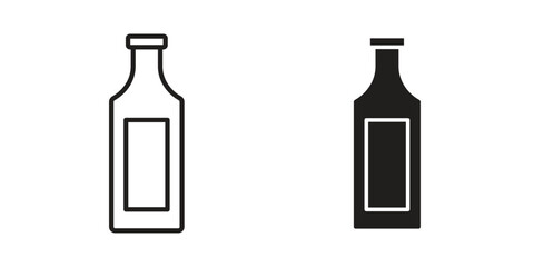 Gin icon. Vector linear icons. simple flat icons