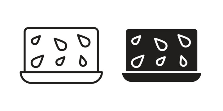 Halva icon. Vector linear icons. simple flat icons