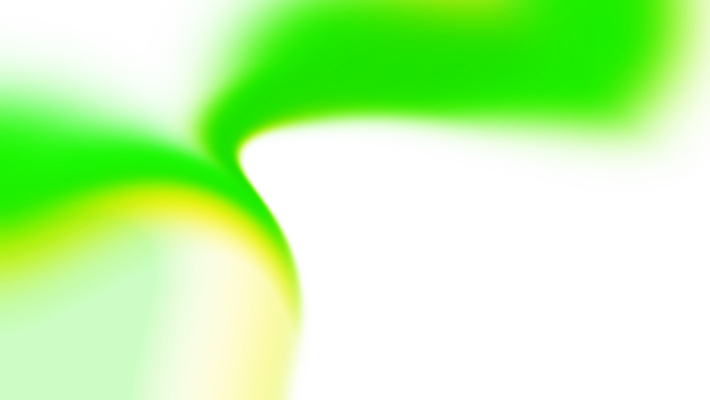 Bright Green and Yellow Abstract Fluid Shape With White Copy Space Keywords: abstract, fluid, shape, green, yellow, bright, vibrant, dynamic