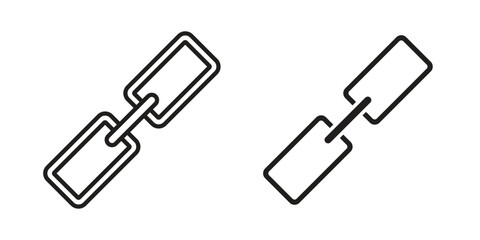 Link icon. Vector linear icons. simple flat icons