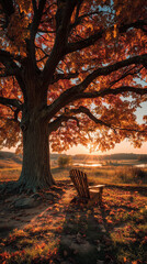 Fototapeta premium autumn in the park