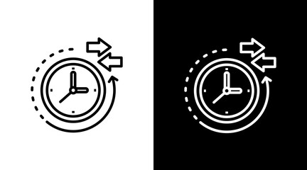 Data Center Reliability  White Icon Set Design