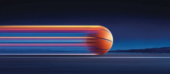 Basketball in Motion - Speed and Energy.