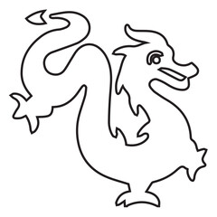 Dragon Outline