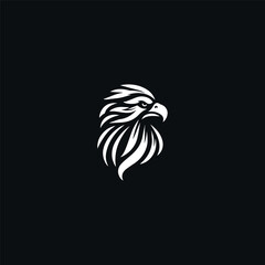 Eagle head logo icon design template vector illustration