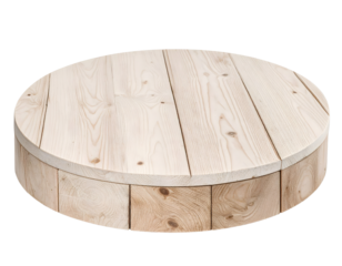 Round Wooden Board Mockup – Ultra HD Premium Realistic Texture