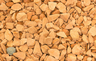 Orange Decorative Crushed Gravel Background
