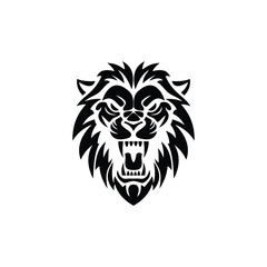 E sport Lion Logo emblem vector design templates simple and modern concept, isolated on white background