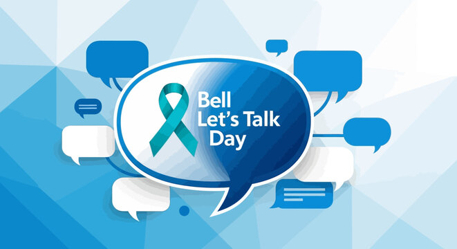 Bell Lets Talk Day Mental Health Awareness Campaign.