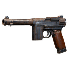 greasegun PNG, no background, PNG, photograph assets.