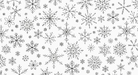 Intricate Snowflake Pattern for Winter Holidays and New Year Celebrations.