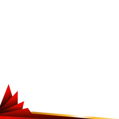 Abstract Geometric Design Element with Wave Effect