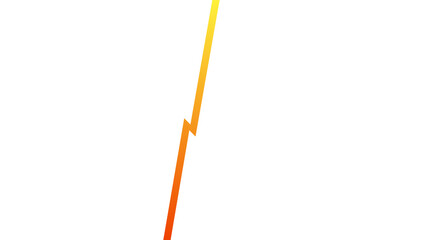 Modern Abstract Background with Black and White Split and Orange Yellow Gradient Line