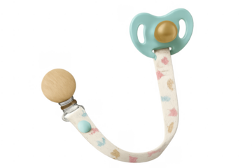 Baby pacifier and clip for infant soother comfort