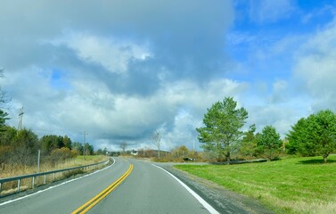 road in the countryside