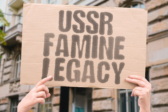 "USSR Famine Legacy" Historical starvation killed millions. USSR. FAMINE. HISTORICAL. STARVATION. KILL.