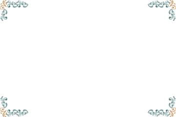 Elements of ornate vintage frames. Border gold on white classic  swirls, floral motifs. Design print for greeting cards, wedding invitations, restaurant menu, royal certificates. Set 1403