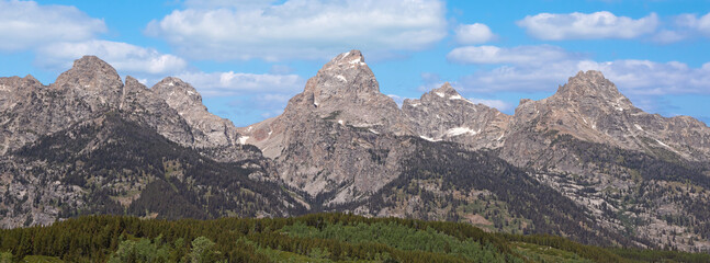 Teton Range at Grand Teton National Park, USA
