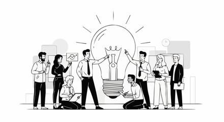 Teamwork and Innovation - Collaborative Idea Generation for Business Success.