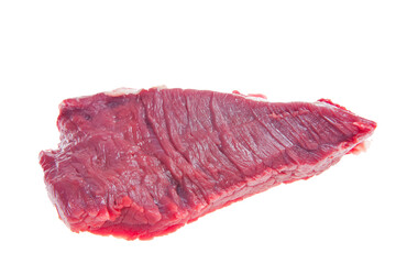 Fototapeta premium Raw beef on a white background