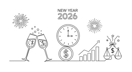 party new year and hight bussines