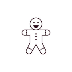 Gingerbread Man Icon