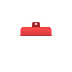 3d render of a modern business card holder