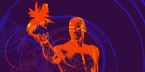 Futuristic Art Abstract