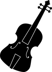 ヴァイオリンのシルエット