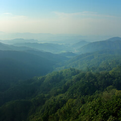 Obraz premium mountain landscape in the morning