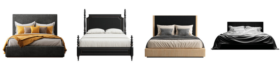 Discover luxurious and modern bed designs showcasing plush bedding and elegant headboards perfect for bedroom inspiration and interior design projects