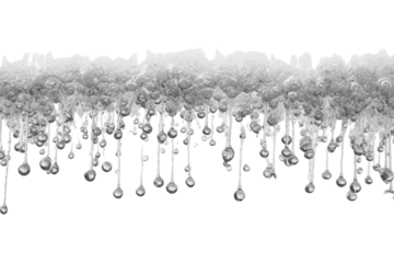 Whimsical Upside-Down Rain Scene Illustration