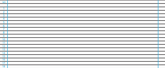 college medium ruled paper background for student.vector Eps10