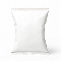 Blank white bag for food packaging