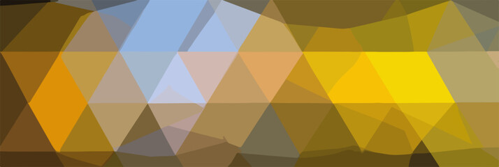 Abstrakte geometrische Muster mit warmen und k&uuml;hlen Farbt&ouml;nen, Vektor-Illustration