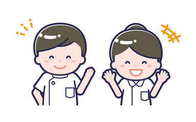 ナース01／2人組／男女 02