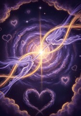 Celestial Soul Connection Abstract