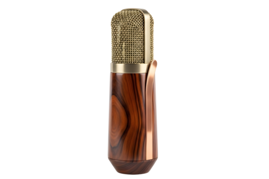 Vintage microphone, a classic design for audio recording