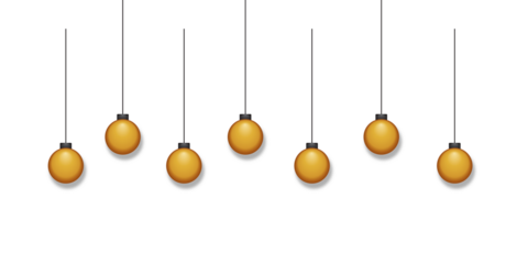 Christmas ball set, PNG baubles with pattern, ornaments