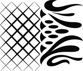 Fishing Net Icon &ndash; Minimalist Mesh Silhouette for Marine Use